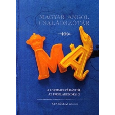 Akadémiai Kiadó MAGYAR-ANGOL CSALÁDSZÓTÁR nyelvkönyv, szótár