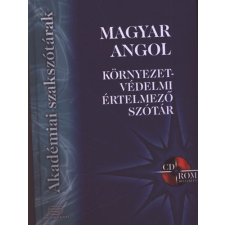Akadémiai Kiadó Magyar-angol környezetvédelmi értelmező szótár CD-vel antikvárium - használt könyv