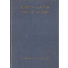 Akadémiai Német-magyar orvosi szótár antikvárium - használt könyv
