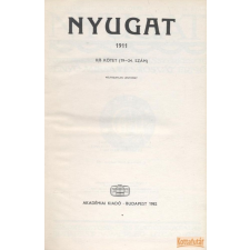 Akadémiai Nyugat 1911 II/B (19-24. szám) - Reprint antikvárium - használt könyv