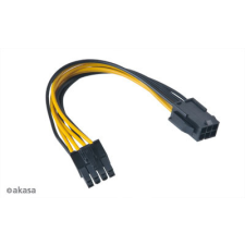Akasa - 8pin ATX12V - 6pin PCIe adapter 15cm - AK-CB051 (OEM) kábel és adapter
