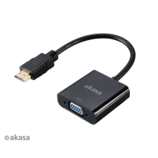 Akasa HDMI - VGA adapter (AK-CBHD15-20BK) (AK-CBHD15-20BK) - Átalakítók kábel és adapter