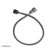 Akasa KAB Akasa 4pin PWM apa-anya ventilátor hosszabbító kábel - Quad pack - 30cm - AK-CBFA01-KT04 kábel és adapter