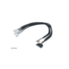 Akasa KAB Akasa Flexa FP5S - SATA - 5x 4pin PWM ventilátor kábel - 45cm - AK-CBFA07-45
