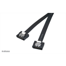 Akasa SATA Összekötő Fekete 30cm AK-CBSA05-30BK kábel és adapter