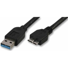  Akasa USB 3.0 type-A to micro-B cable Black kábel és adapter