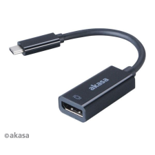 Akasa USB Type-C -&gt; DisplayPort adapter (AK-CBCA05-15BK) kábel és adapter