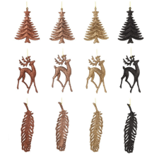  Akasztós karácsonyi dísz 14-19cm dekorációs kellék