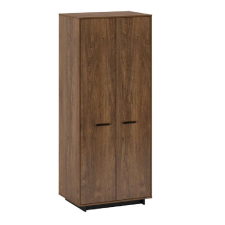  Akasztós szekrény, bolzano tölgy/fekete, DELIS F bútor