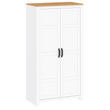  Akasztós szekrény, fehér alba/tölgy craft arany, LANZETTE F bútor