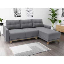 AKCIÓ Világosszürke sarok ülőgarnitúra ORANGE, kétoldalas II. osztály bútor