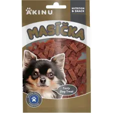 Akinu szárított hús kutyáknak, 75 g - nyúlfalatkák jutalomfalat kutyáknak