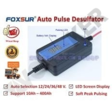 Akkumulátor szulfátlanító, Foxsur 12V 24V 36V 48V horgászkiegészítő