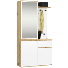  AKORD Entro Előszobai Szekrényrendszer Artisan Tölgy/Fehér bútor