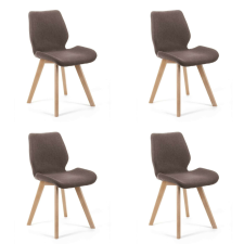 AKORD Furniture Factory 0159 Étkezőszék szett 4 db - barna bútor