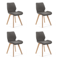 AKORD Furniture Factory 0159 Étkezőszék szett 4 db - szürke bútor