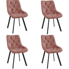 AKORD Furniture Factory 033 Étkezőszék szett 4 db - púder rózsaszín bútor