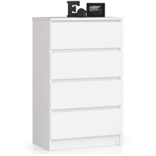 AKORD Furniture Factory 4 fiókos komód P99_60 - fehér bútor