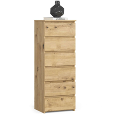 AKORD Furniture Factory 6 fiókos komód P109_40 - kézműves tölgy bútor
