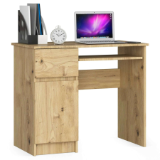 AKORD Furniture Factory Balkezes számítógépasztal P77_90 - tölgy íróasztal