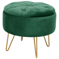 AKORD Furniture Factory Caro pouffe üveg zöld bútor