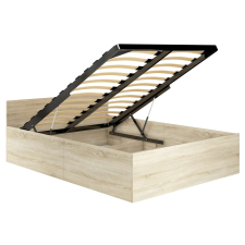 AKORD Furniture Factory Emelhető ágy + ágyrács 140x200cm - sonoma ágy és ágykellék