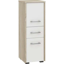 AKORD Furniture Factory Fürdőszoba szekrény P85_30 - sonoma-fehér fürdőszoba bútor