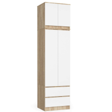 AKORD Furniture Factory Gardróbszekrény bővítéssel P234_60 - sonoma/fehér bútor