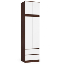 AKORD Furniture Factory Gardróbszekrény bővítéssel P234_60 - wenge/fehér bútor