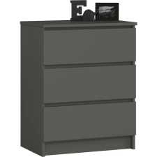 AKORD Furniture Factory K60 3fi Clp Grafit Szürke Komód bútor