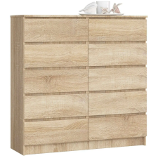 AKORD Furniture Factory Komód K120 10f Clp Sonoma Tölgy bútor