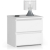 AKORD Furniture Factory komód, laminált lap, 2 fiókos, fehér, 40x35x40 cm, 40x35x40 cm