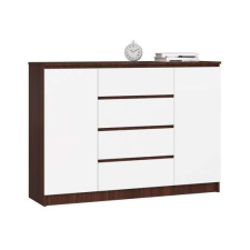 AKORD Furniture Factory Komód P99_138 - wenge-fehér bútor