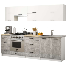 AKORD Furniture Factory OLIVIA Konyhabútor szett 2.4m - beton bútor