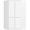 AKORD Furniture Factory Sarokszekrény s100 4d clp fehér
