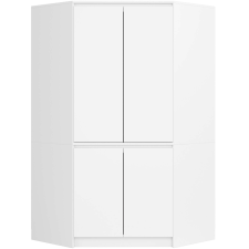 AKORD Furniture Factory Sarokszekrény s100 4d clp fehér bútor