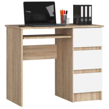 AKORD Furniture Factory Számítógépasztal P77_90 - fehér-sonoma íróasztal