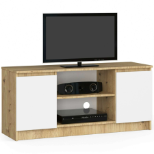 AKORD Furniture Factory TV állvány P120_55 - tölgy/fehér bútor