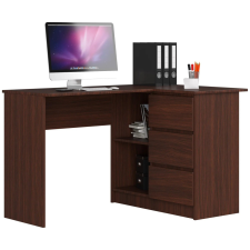 Akord Furniture Sarok íróasztal - Akord Furniture - 124 cm - wenge íróasztal