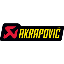 Akrapovic hőálló matrica 120x35mm sárga Akrapovic Kipufogók és alkatrészeik Tömítések, tűzkarikák egyéb motorkerékpár alkatrész