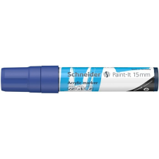  Akril marker, 15 mm, SCHNEIDER &quot;Paint-It 330&quot;, kék filctoll, marker
