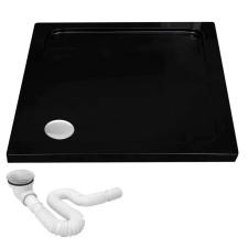  Akril zuhanytálca Rea Savoy black 80x80 kád, zuhanykabin