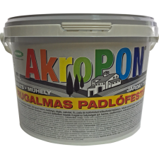AKROPON KÜL-ÉS BELTÉRI PADLÓFESTÉK KOPÁSÁLLÓ, RUGALMAS 4L FEHÉR fal- és homlokzatfesték