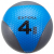 Aktivsport Medicin labda Trendy Esfera Premium gumi 4 kg kék