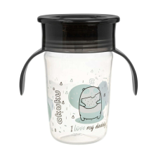 AKUKU Akuku Non-Spill Cup 9+ varázslatos pohár 240ml - fekete itatópohár