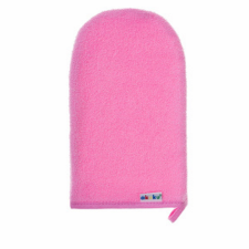  Akuku fürdetőkesztyű 21x12cm pink babatörülköző, kifogó