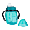 AKUKU ivópohár szilikonos csõrös döntött 9 hó 280 ml türkiz