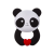 AKUKU rágóka szilikon Panda