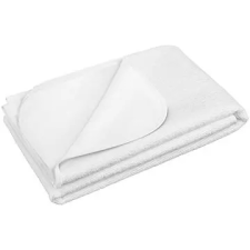 AKUKU Vízálló frottír alátét 50 × 70 cm, fehér pelenkázó matrac