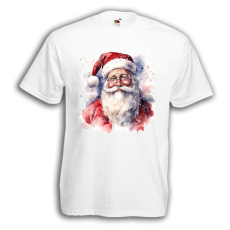  Akvarell Télapó - Karácsonyi Férfi Póló